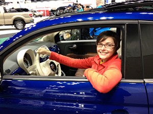 Me, rolling in a Fiat